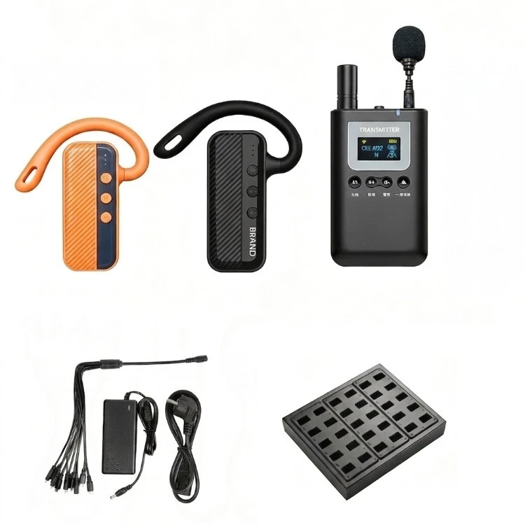 2.4GHz Noise-Cancelling Tour Guide System