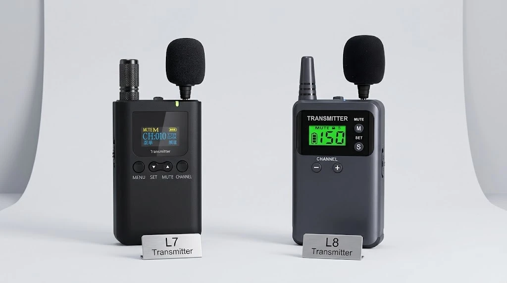 L7 and L8 transmitters supporting multi-guide tour operation L7 and L8 transmitters supporting multi-guide tour operation