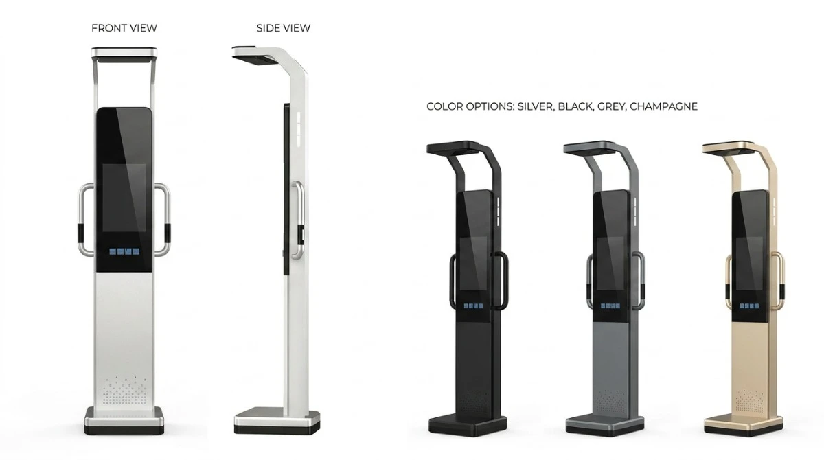 Customizable branding options on Yingmi Smart Health Test Machine housing Customizable branding options on Yingmi Smart Health Test Machine housing