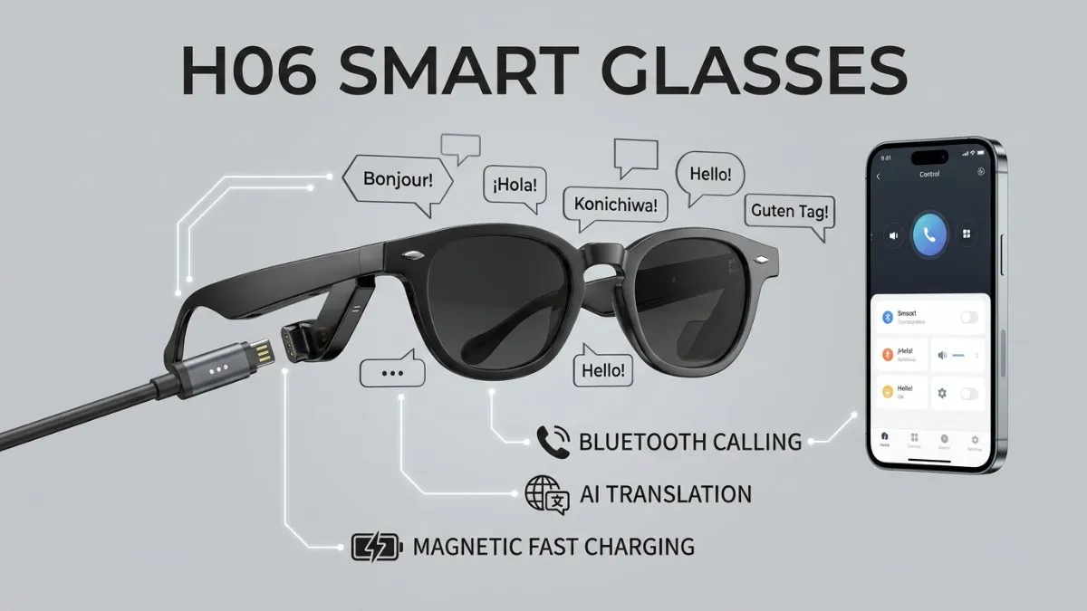 H06 smart glasses all main features H06 smart glasses all main features