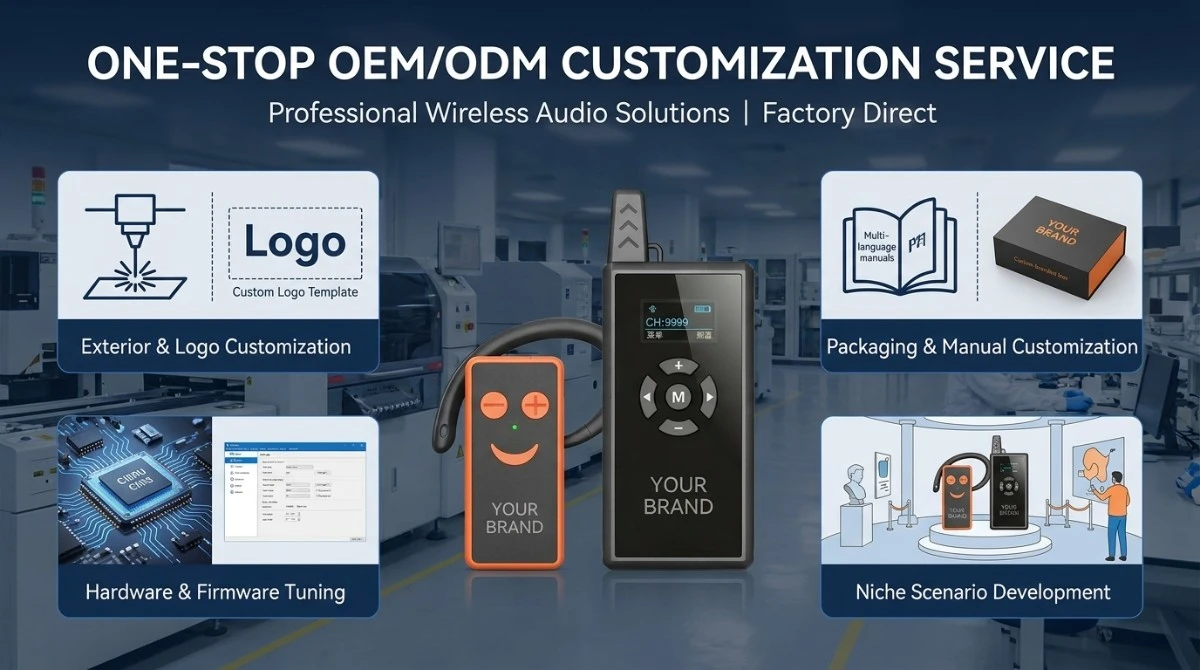 Wireless Tour Guide System OEM ODM One-Stop Solutions Wireless Tour Guide System OEM ODM One-Stop Solutions