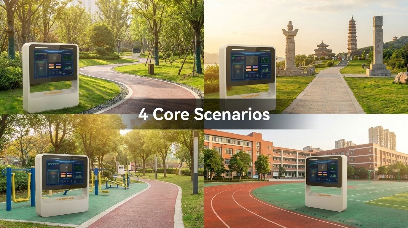 Yingmi smart trail for park, scenic spot, community and campus Yingmi smart trail for park, scenic spot, community and campus